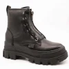 Bota Buffalo Aspha Zip Black de Mujer