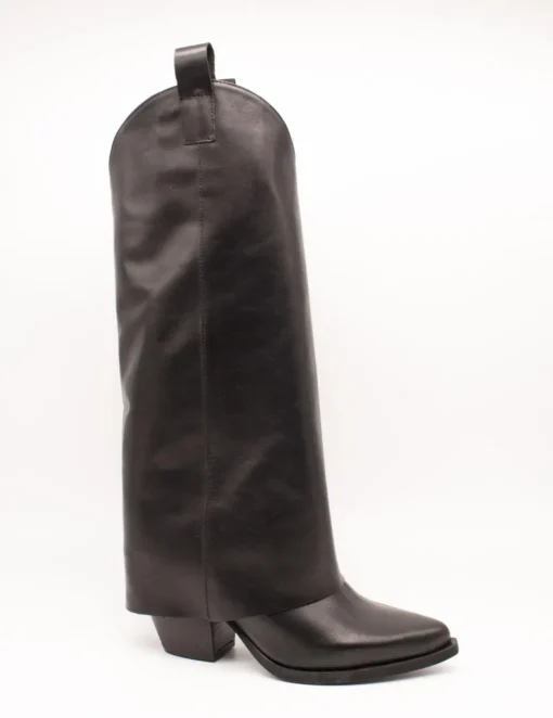 Bota Ovyé S07020VITNE-Nero Stivale Negro de Mujer