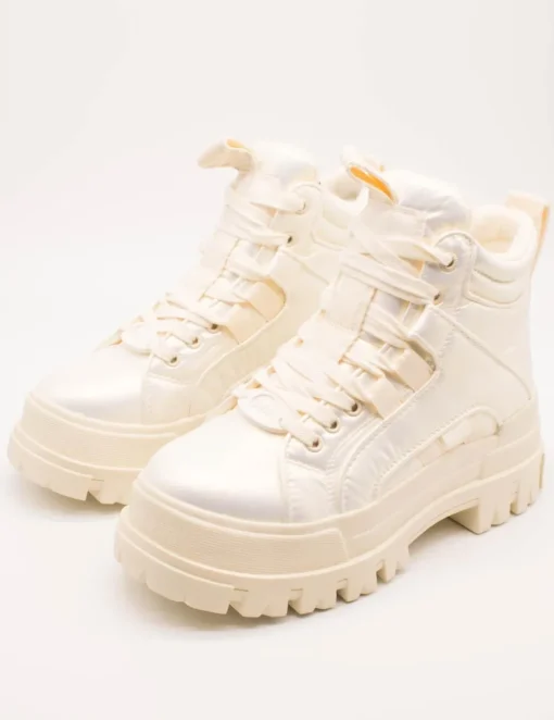 Botín Buffalo B240001622500 Aspha White de Mujer
