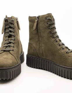 Botín Clarks 26179123 Torhill Rise Dark Green de Mujer