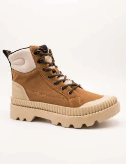 Botín Pepe Jeans PLS50538-869 Tan Brown de Mujer