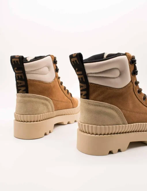 Botín Pepe Jeans PLS50538-869 Tan Brown de Mujer