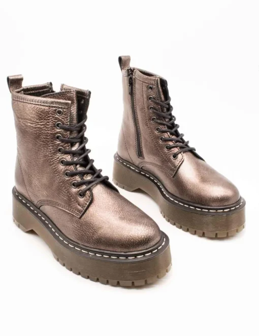 Botín Rhio Shoes Akira Plomo de Mujer