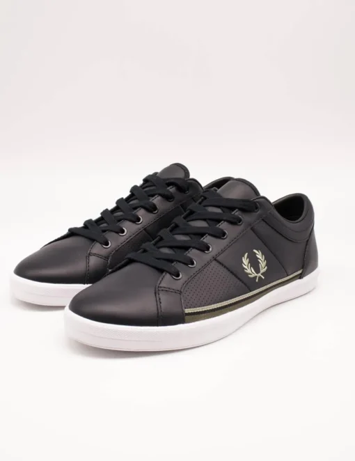 Deportivo Fred Perry Baseline Perf Leather Navy de Hombre