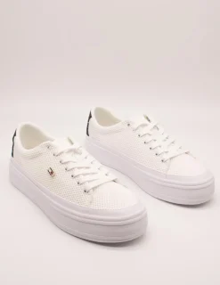 Deportivo Tommy Hilfiger FW07675 White -Blue de Mujer