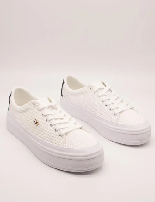 Deportivo Tommy Hilfiger FW07675 White -Blue de Mujer