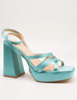 Sandalia Alma Blue V23BL1071 Satin Turquoise de Mujer
