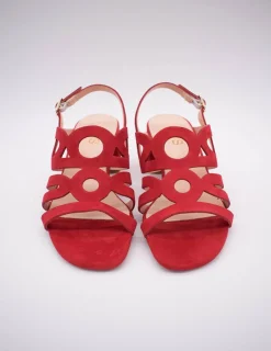 Sandalia ante roja de kess
