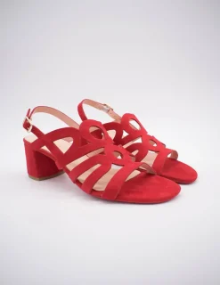 Sandalia ante roja de kess