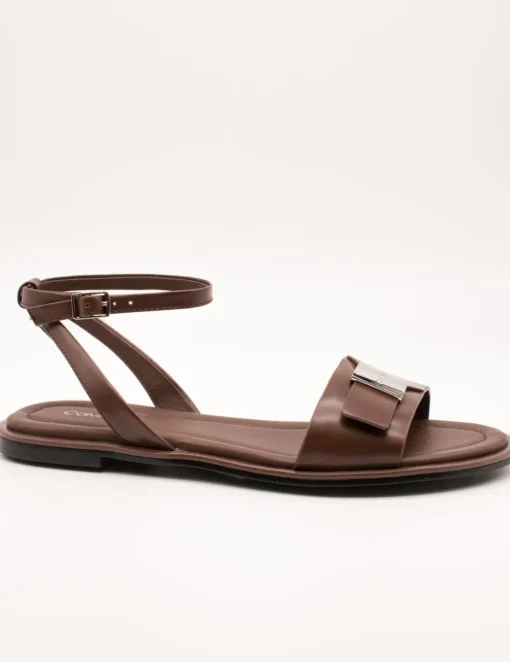 Sandalia Calvin Klein HW02367-GTW Chocolate de Mujer