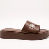 Sandalia Calvin Klein HW02368-GTW Chocolate de Mujer