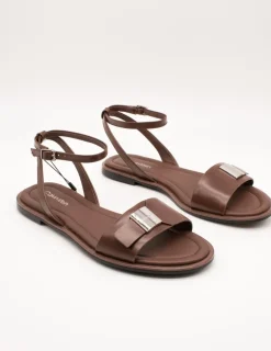 Sandalia Calvin Klein HW02367-GTW Chocolate de Mujer