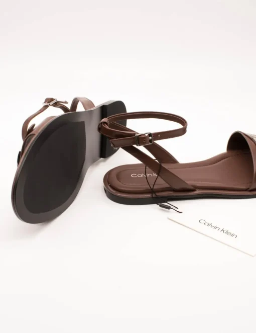 Sandalia Calvin Klein HW02367-GTW Chocolate de Mujer