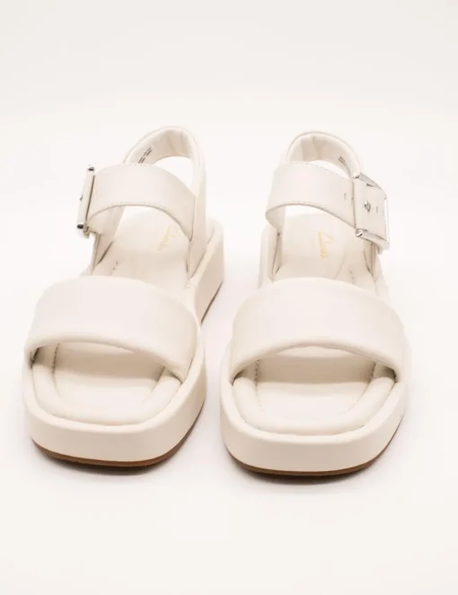 Sandalia Clarks 26176258 Alda Strap Off White de Mujer
