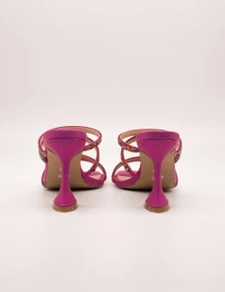 Sandalia Exé Bianca-759 Strass Fuxia de Mujer