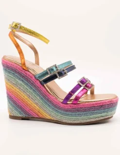 Sandalia Exé Naomi-927 Metallic Multicolor de Mujer