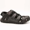 Sandalia Geox U4524C 000ME C9999 Strada Black de Hombre