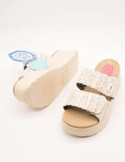 Sandalia Hey Dude HD43210-2UG Delray Tan de Mujer