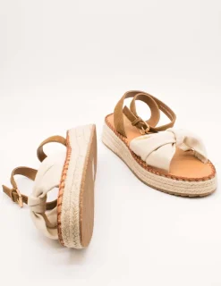 Sandalia Pepe Jeans PLS90690-803 Kate Off White de Mujer