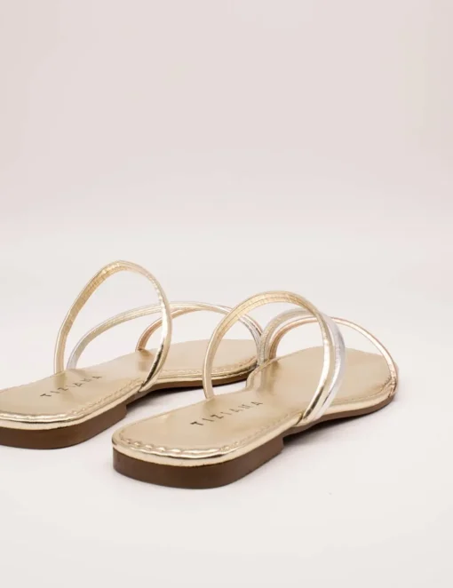 Sandalia Tiziana 1101 Combi-platino de Mujer