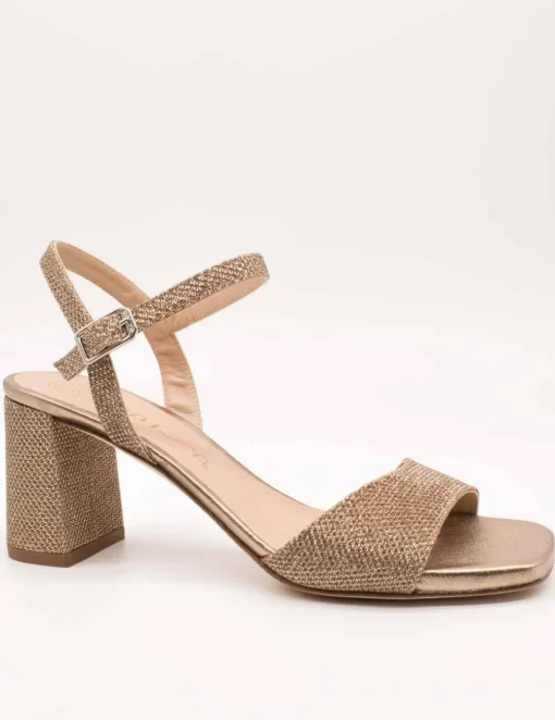 Sandalia Unisa Moraty Mumm Dorado de Mujer