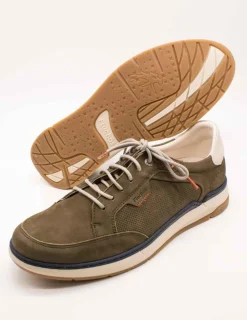 Zapato Fluchos F2211 Nobuck Delbuck Stone de Hombre