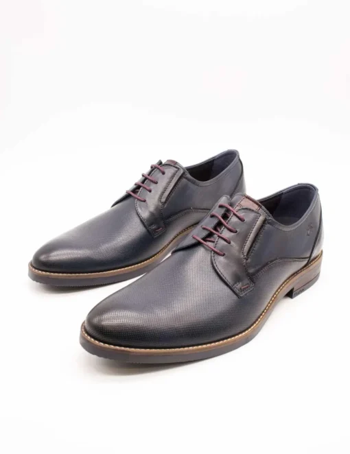 Zapato Fluchos F1631 Piel Memory Oceano de Hombre
