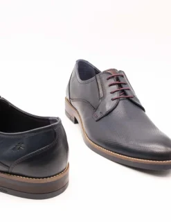 Zapato Fluchos F1631 Piel Memory Oceano de Hombre