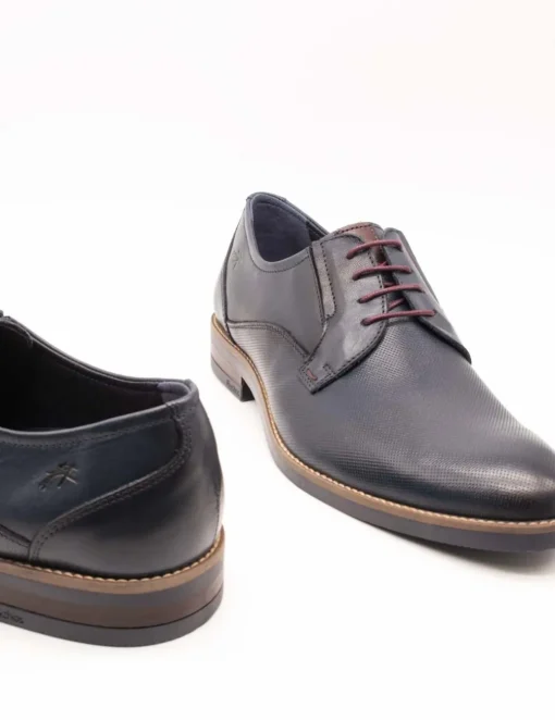 Zapato Fluchos F1631 Piel Memory Oceano de Hombre