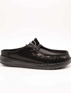 Zapato Hey Dude HD43615-001 Wendy Black de Mujer