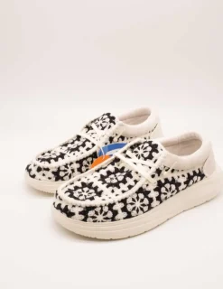 Zapato Hey Dude HD43728-0C4 Wendy Black de Mujer