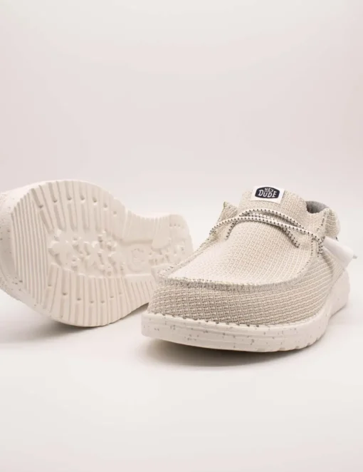 Zapato Hey Dude Wally Sport Mesh White de Hombre