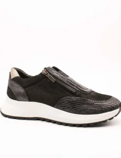Zapato 24HRS 26267 Combi Negro de Mujer