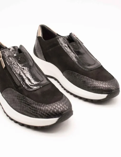 Zapato 24HRS 26267 Combi Negro de Mujer
