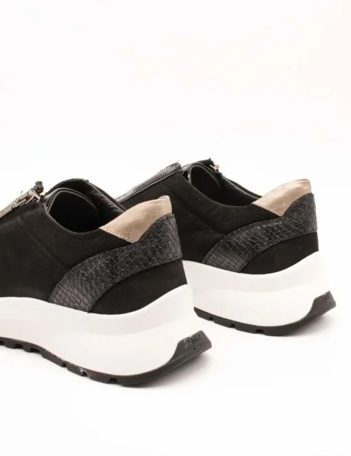 Zapato 24HRS 26267 Combi Negro de Mujer